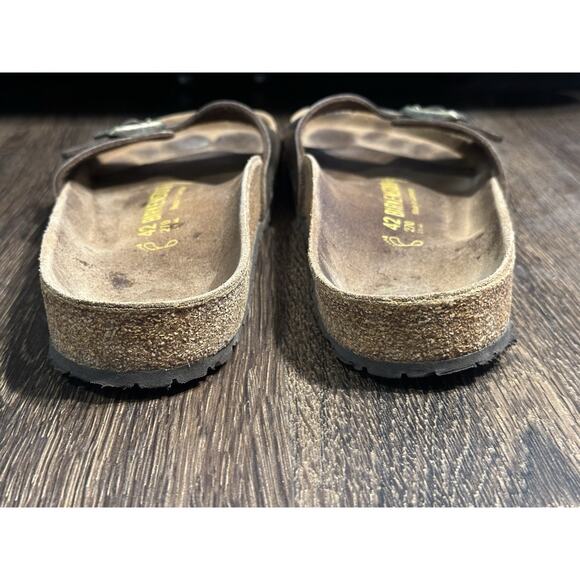 BIRKENSTOCK WOMENS MADRID BIRKO FLOR SLIDE SANDAL MOCHA SIZE 42 USA 9-9.5 - Picture 7 of 8
